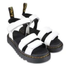 DR. MARTENS KLAIRE LEATHER STRAP SANDALS NWOT